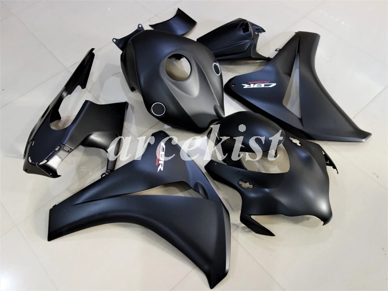 4 подарки ABS(литьевая форма) мотоцикл Полный Обтекатель кузова Набор для Honda CBR1000RR 2008 2009 2010 2011 черный матовый