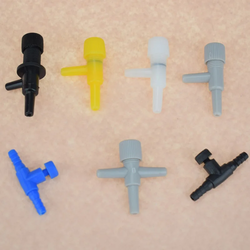 

Colorful Adjustable Air Pump Switch Valve 2/3 Ways For 4*6mm Hose Fish Tank Aquarium Air Pump Accessories 10pcs/lot