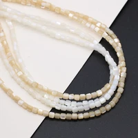 natural freshwater shell beads cylindrical isolation beads for jewelry making diy bracelet earrings necklace accessory