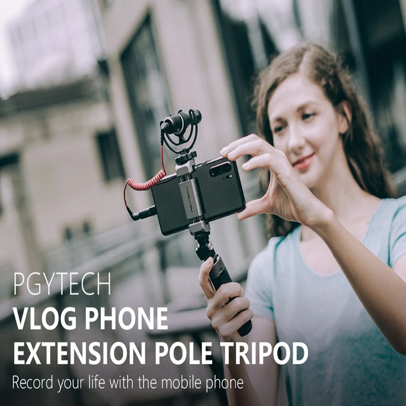 PGYTECH Osmo Pole удлинитель, масштабируемый держатель для DJI OSMO Pocket Gimbal Mobile 2 Zhiyun Smooth 4 Аксессуары для стабилизаторов