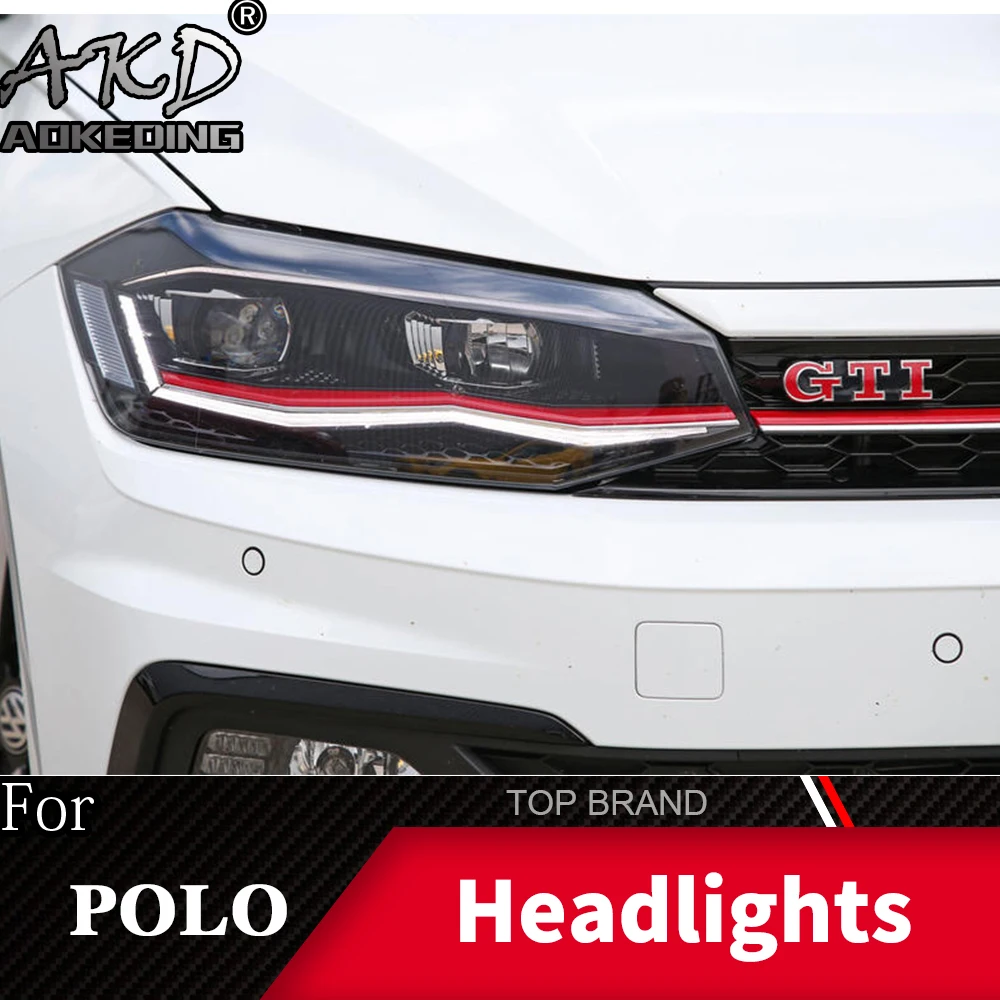 Фара для автомобиля VW new POLO 2019-2020 фары Противотуманные Дневные ходовые огни DRL H7