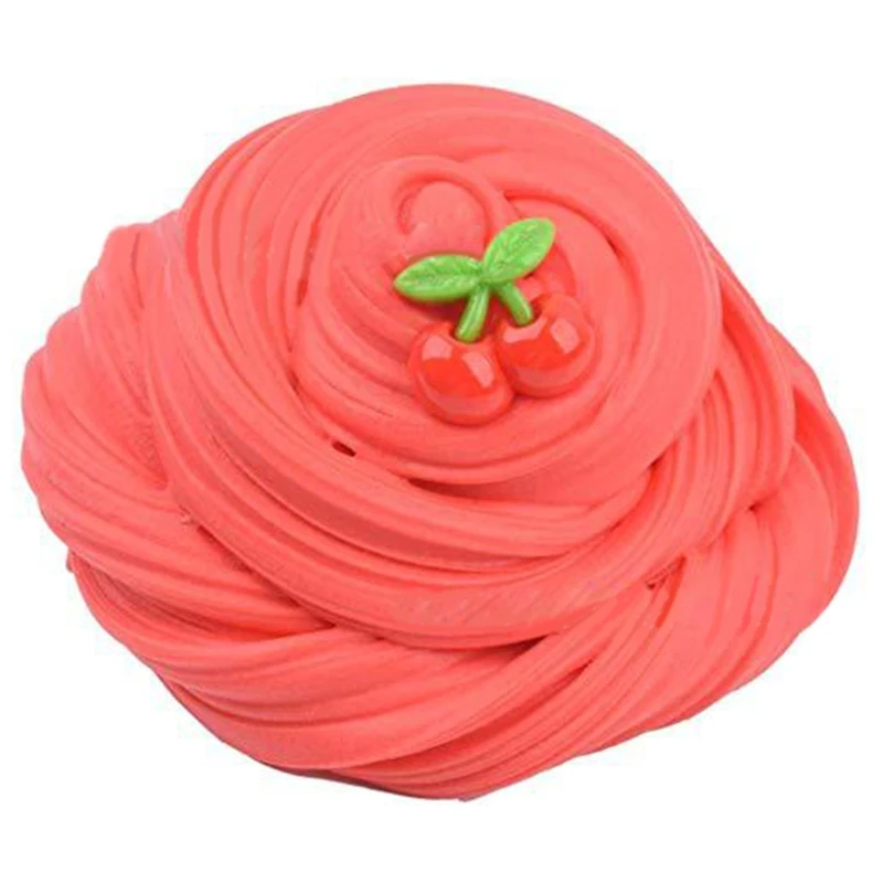 

4Pcs Butter Slime with Pineapple Slime Cherry Slime and Cartoon Slime Soft Gifts Q6PD