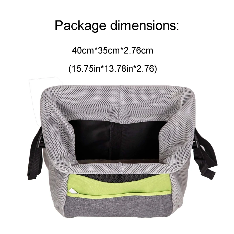 

Waterproof Folding Pet Dog Carrier Portable Travel Cycling Bicycle Seat Basket