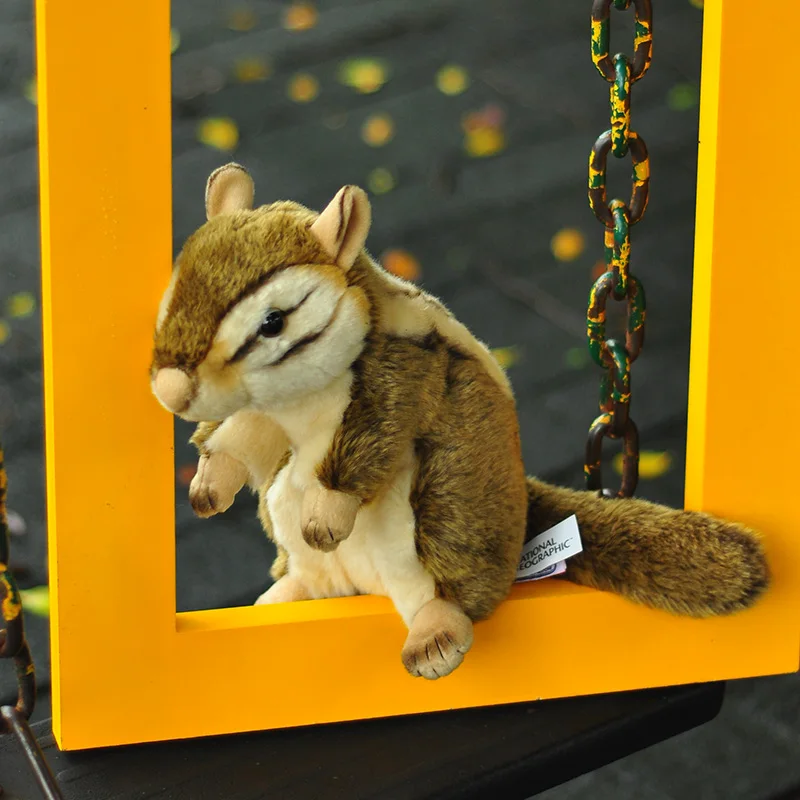 National Geographic 10 5 &quotСибирский чипманк kawaii мягкие плюшевые животные игрушки для