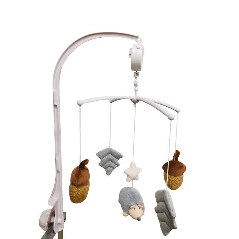 Детские мобильные погремушки на кроватку держатель для игрушек вращающийся
