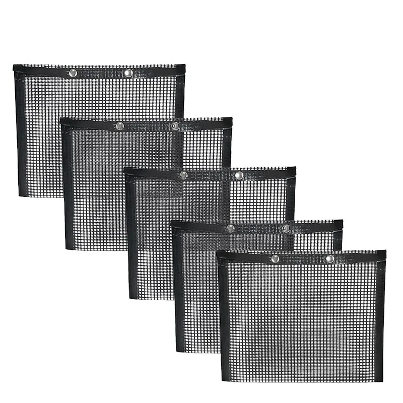 

5 шт., антипригарные сетчатые мешки для гриля, тостера, духовки, барбекю