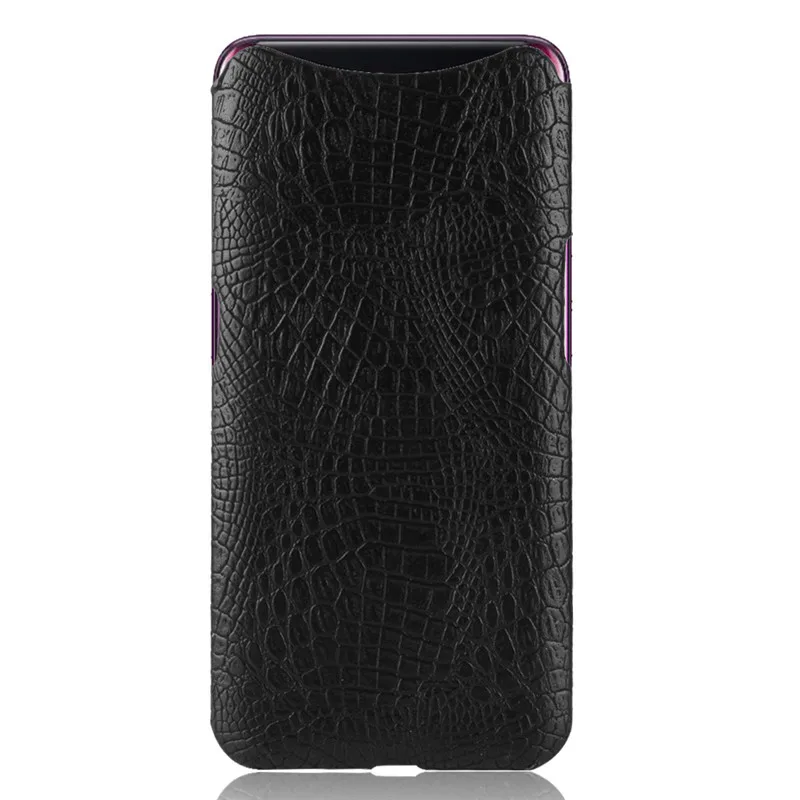 Чехол для OPPO Find X чехол Роскошный из искусственной кожи жесткий пластиковый