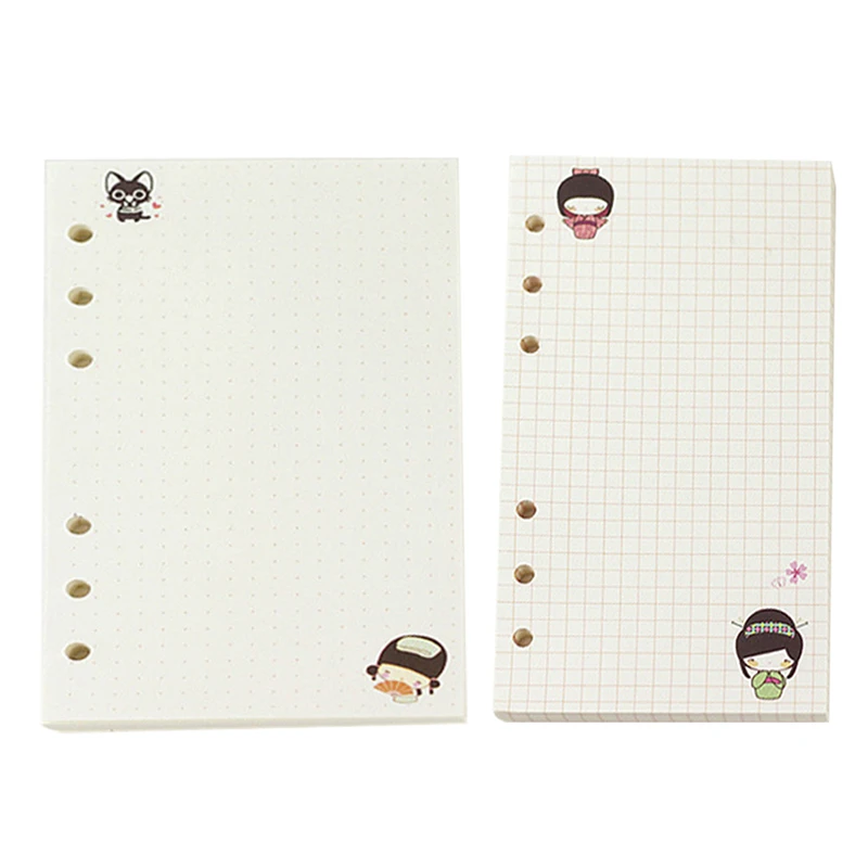 2 шт. милые цветные дневники заправки спиральные блокноты Замена цветной