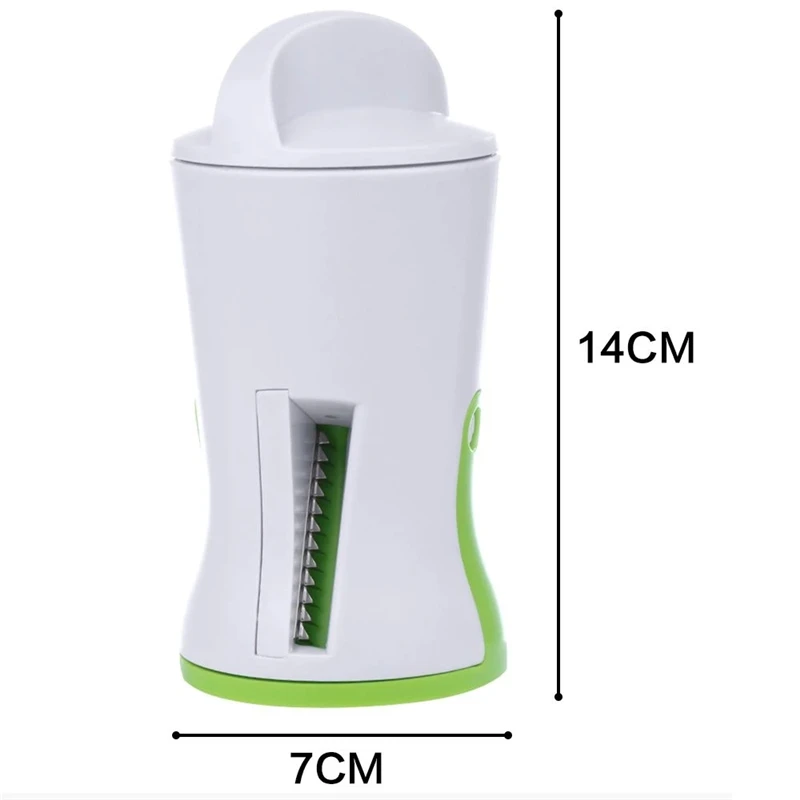 Спиральная овощерезка 3-в-1 ручная Овощная паста машина для овощей макаронных