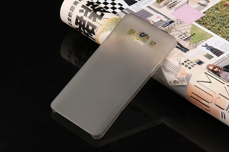 Отличная цена тонкий матовый пластиковый полупрозрачный чехол для Samsung Galaxy A7 A7000