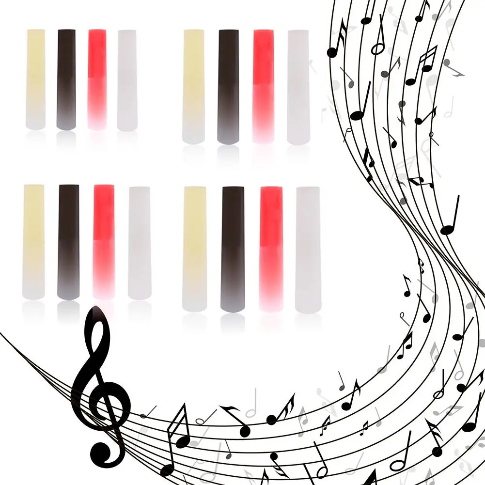 

Резиновый пластиковый саксофон трости альт/тенор/Сопрано/кларнет саксофон трости духовой инструмент запчасти аксессуары 4 цвета на выбор