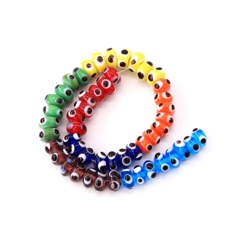 10 шт./лот плоские круглые бусины-фонарики для ювелирных изделий сережек