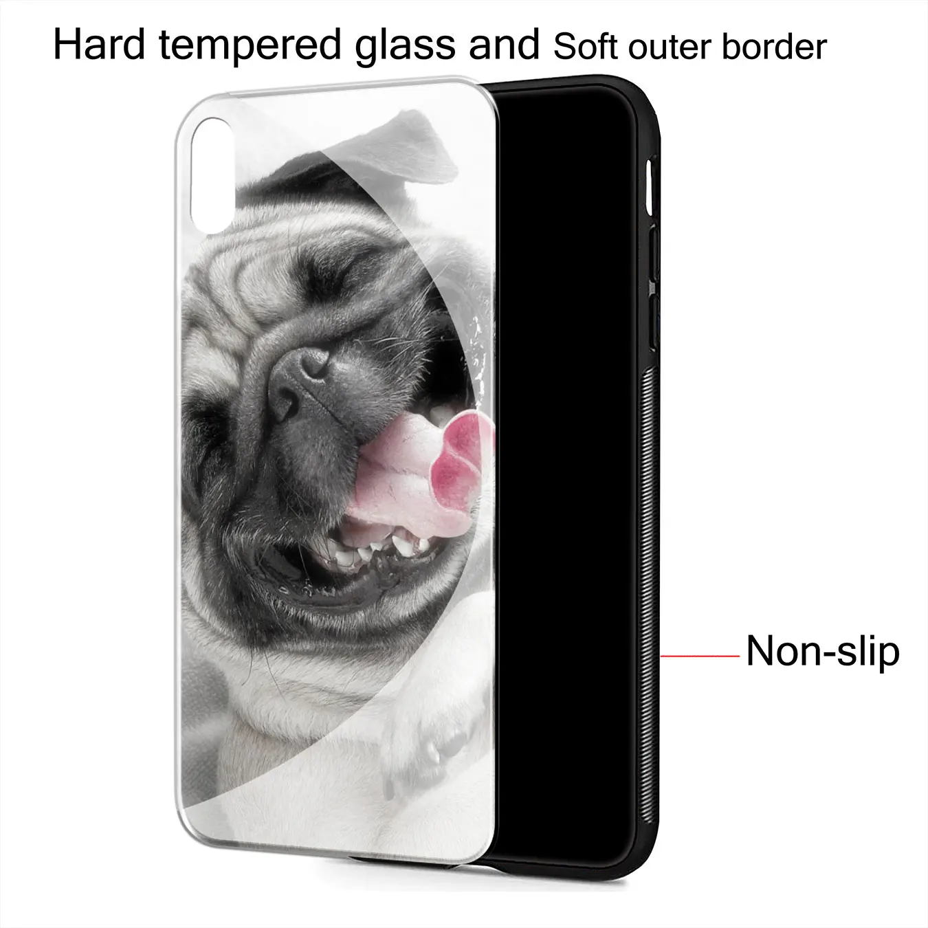 French Bulldog Dog Tempered Glass Phone Case for iPhone 11 Pro XR X XS Max 6 6S 7 8 Plus 5 5S SE Cover |