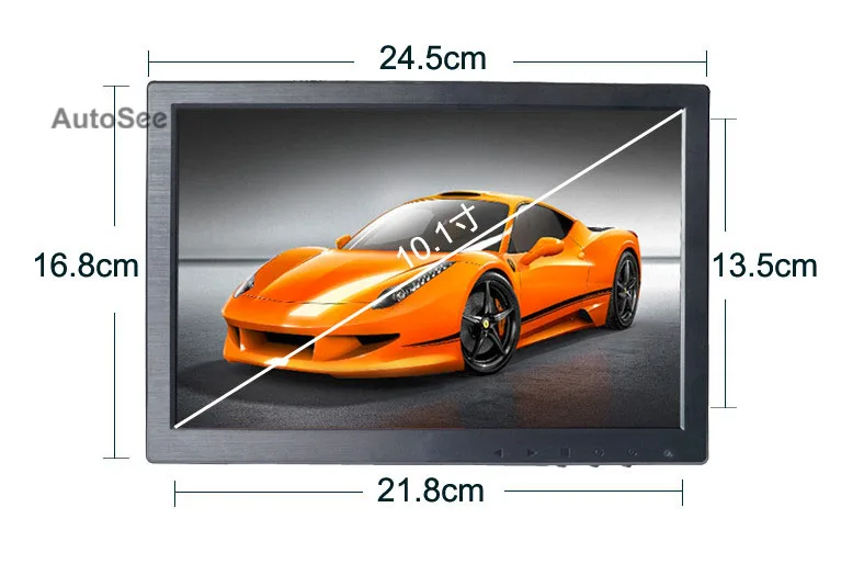 10,1 дюймов HD TFT lcd экран монитор для автобуса, грузовика 360 камера объемной сьемки системы
