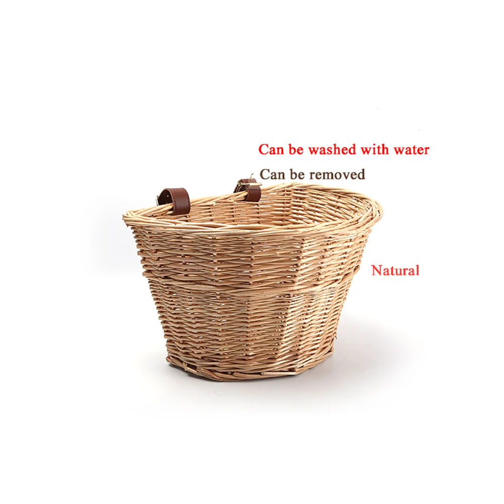 16 дюймовая детская винтажная корзина в виде велосипеда из ротанга автомобильная