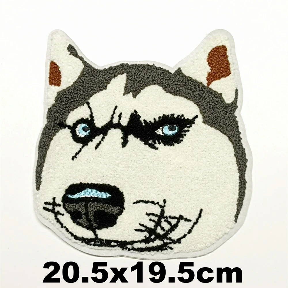 

Apparel large embroidery big dogs patch for clothing AM-293