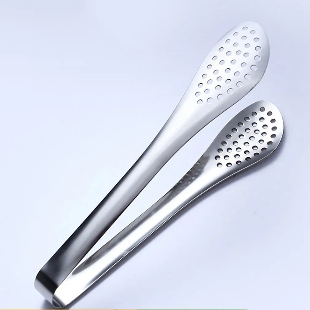 Щипцы для барбекю из нержавеющей стали жареные щипцы салата зажим хлеба кухонный