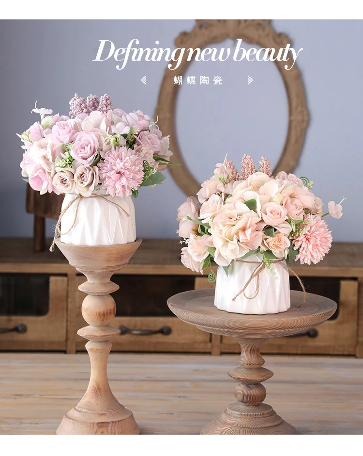 Набор горшков для цветов в Европейском стиле искусственный набор ваза