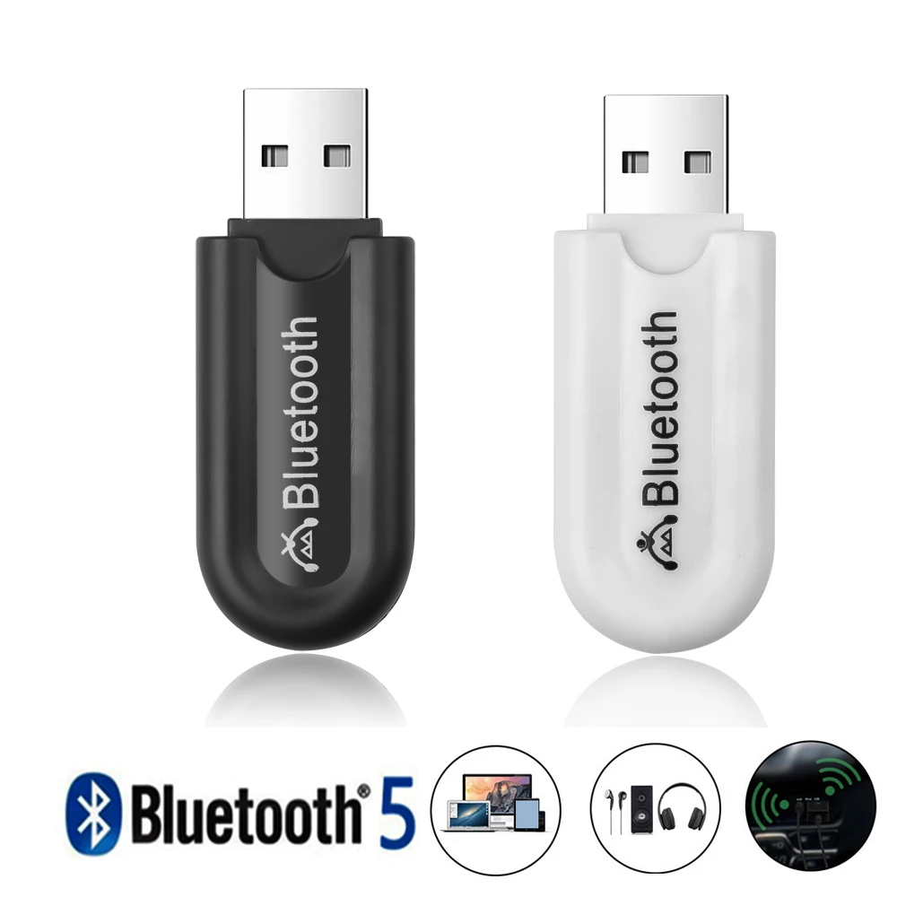 USB Power Bluetooth 5 0 автомобильный комплект беспроводной музыкальный стерео разъем 3 мм
