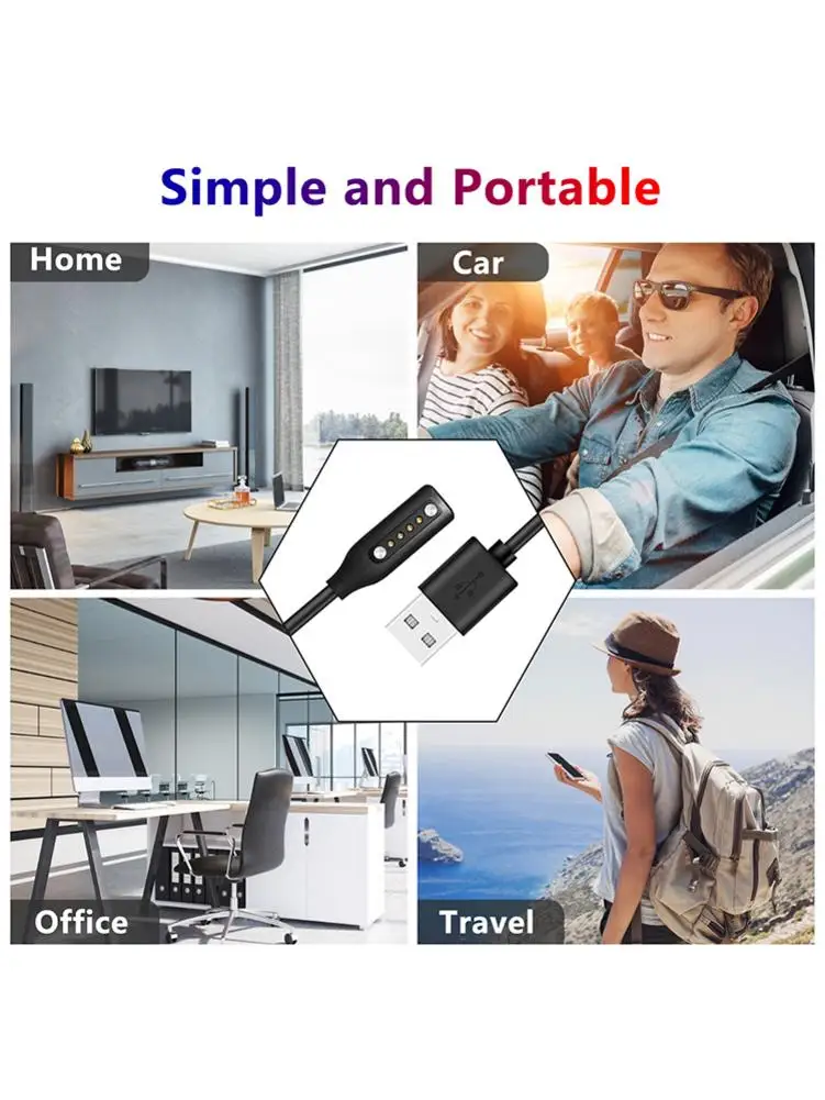 

Charger Magnetic USB Charging Cable For Frames Rondo Alto Wire Power Supply Adapter Smart Watch Accessories