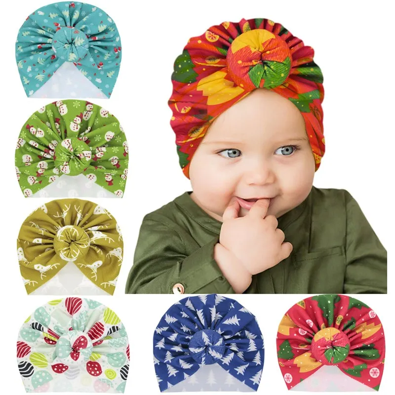 

Winter Baby Hat Headband Soft Elastic Baby Girl Hat Kids Cap Bonnet Girls Hats Hairband Christmas Baby Hat Baby Accessories