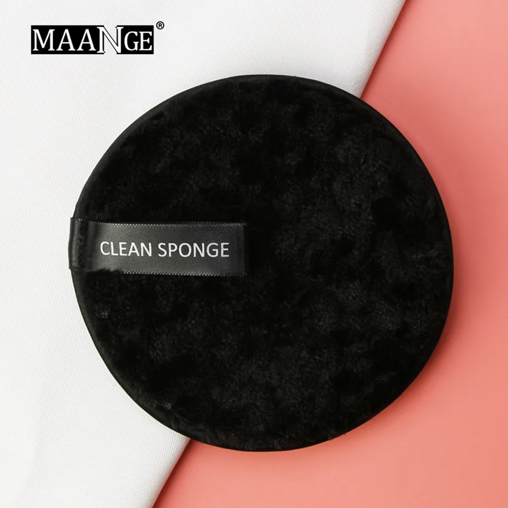 Салфетка из микрофибры колодки для макияжа лица смешивания спонж снятия хлопок