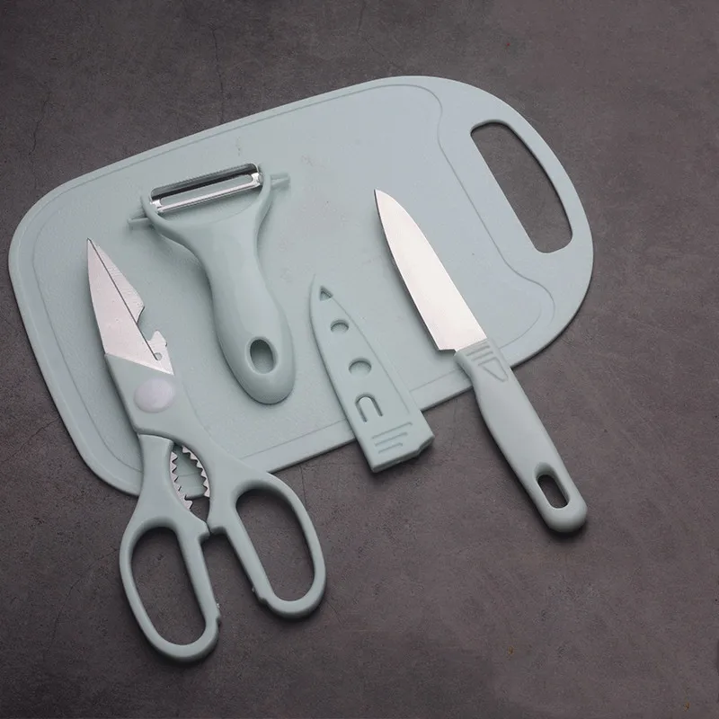 Aprint 4 шт. набор кухонный гаджет разделочный блок из нержавеющей стали ножницы