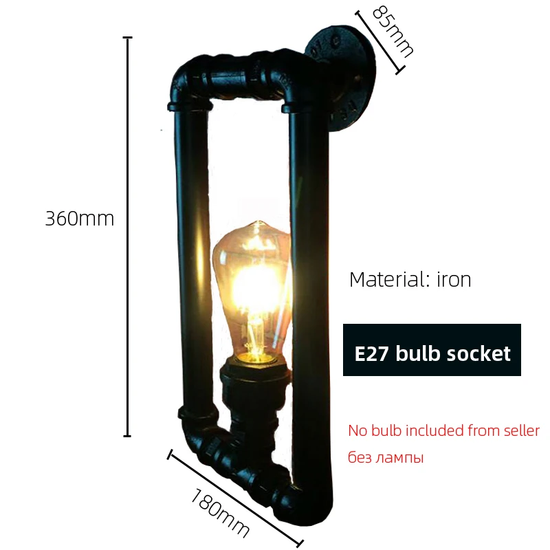 Настенный ретро-светильник в стиле лофт винтажный комнатный светильник Эдисона