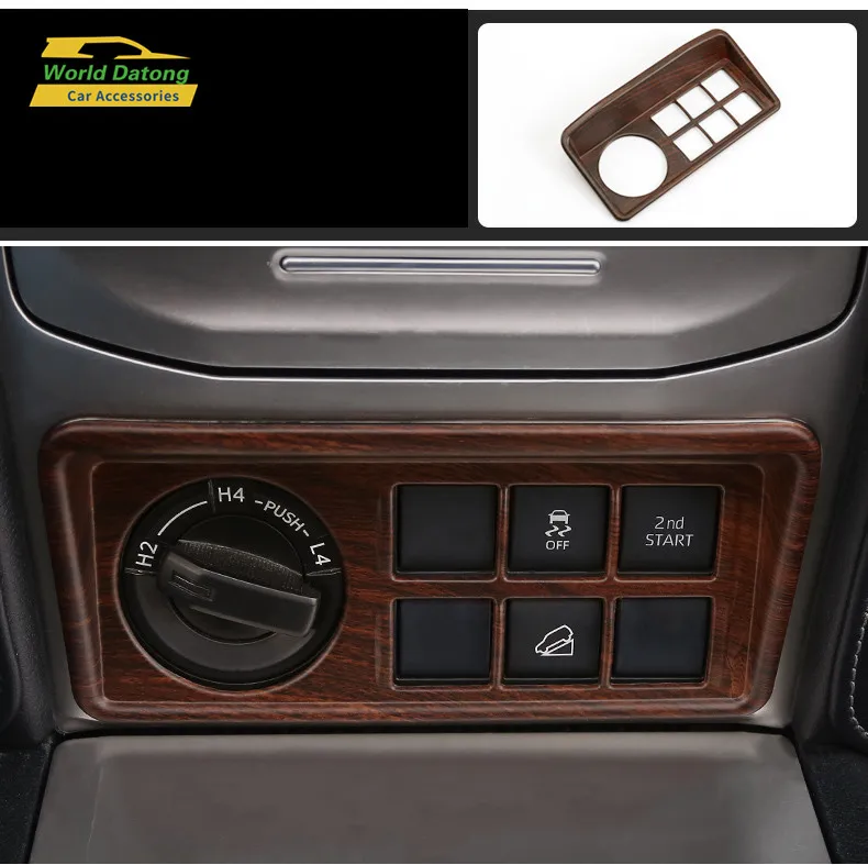 Панель крышки прикуривателя для Toyota Land Cruiser 150 Prado LC150 FJ150 2018 2019 деревянная отделка |