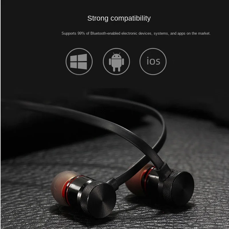 Магнитная гарнитура Bluetooth 5 0 в стиле шеи Беспроводные спортивные