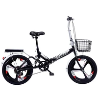 20 inch 6 speed folding bicycle womens adult ultralight variable speed portable lightweight adult male bicycle