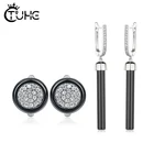 2 шт., женские серьги, круглые серьги-гвоздики с кристаллами, женские элегантные длинные висячие керамические серьги, женские вечерние серьги для помолвки, подарки