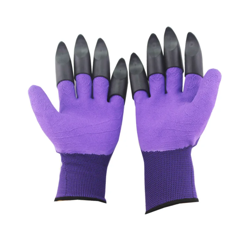 

Garden Flower Gloves Planting and Weeding Protection Waterproof Non-slip Wear-resistant Claw Hand Tool for Digging