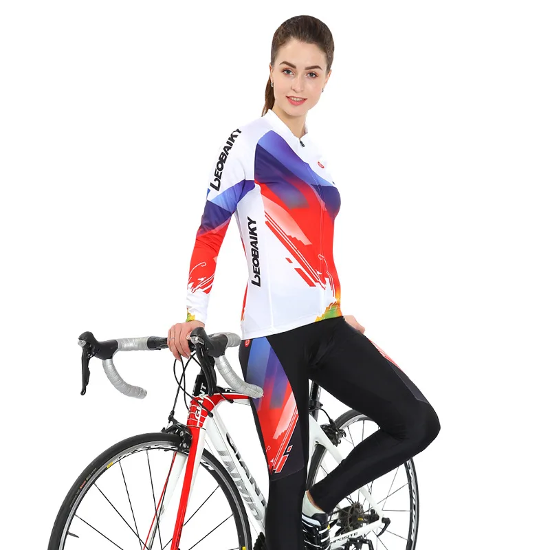 Горячая зима термальный флис MTB Pro Team Велоспорт Джерси Набор с длинным рукавом горный велосипед одежда дорожный велосипед одежда для женщин и мужчин