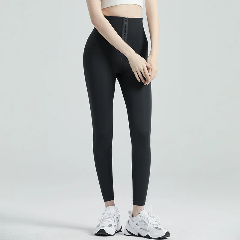 

Women Tummy Control Leggings Tights Slimming Yoga Pants Push Up Workout Running Trousers High Waist Elastic Sweatpants Butt Lift