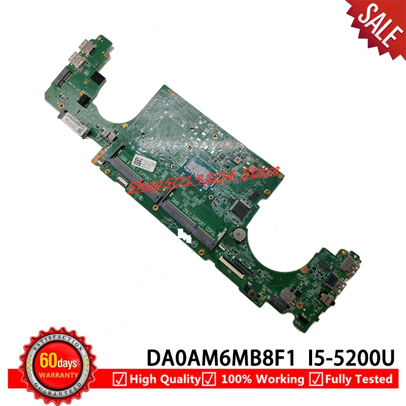 Для Dell Inspiron 7000 7547 7548 Материнская плата ноутбука CN-02FT3V 02FT3V 2FT3V DA0AM6MB8F1 I5-5200U