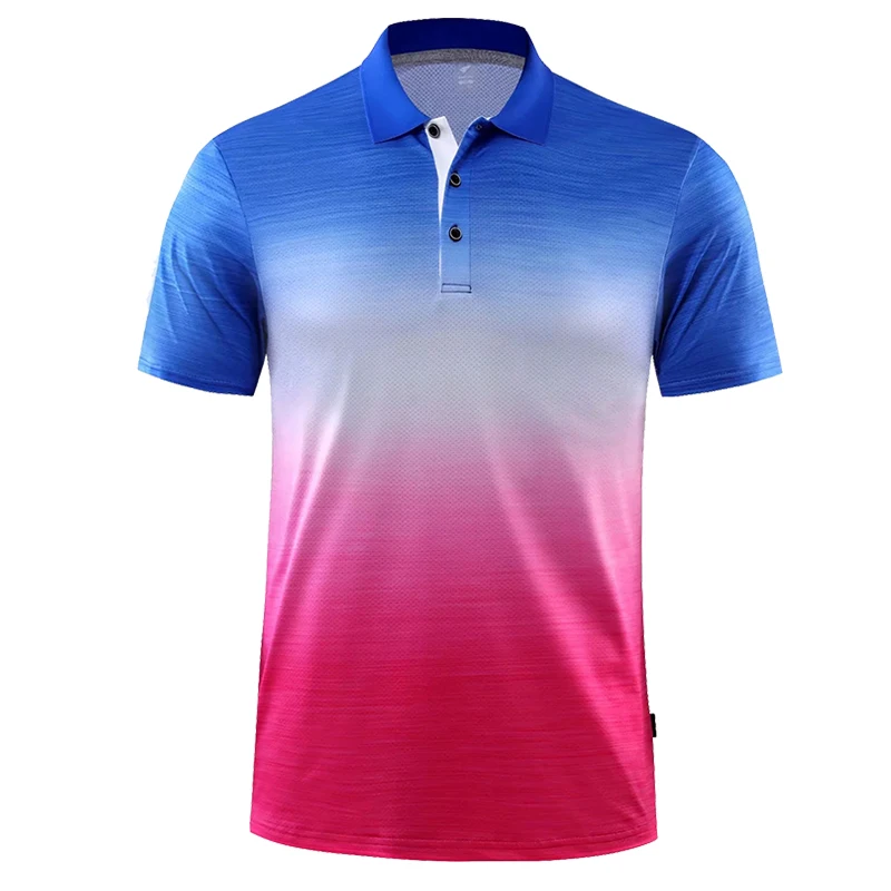 Мужская и женская облегающая футболка с коротким рукавом для игры в гольф