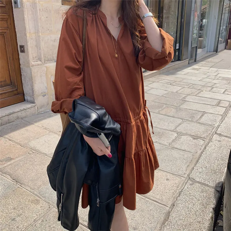 HziriP 2019 шикарные Элегантные Осенние милые модные короткие свободные