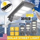 AUGIENB 21000 лм 120 Вт240 Вт360 Вт Солнечный уличный фонарь 117234351 светодиодный уличный светильник для безопасности с датчиком движенияIPX6