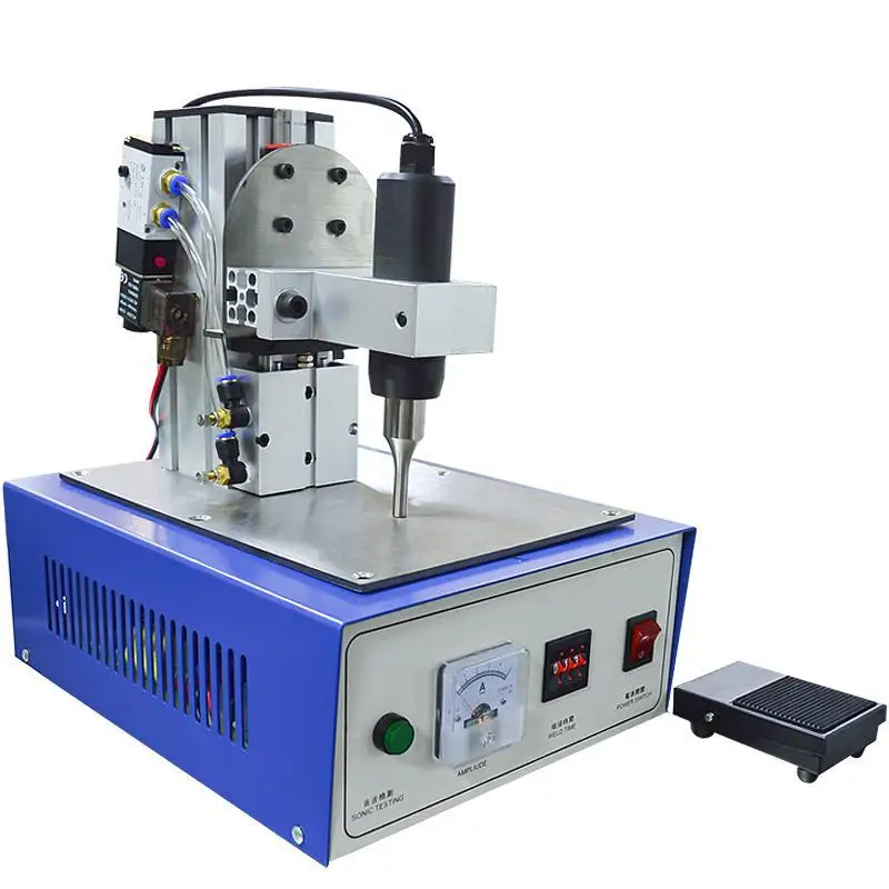 

1200W Mini All-In-One Spot Welding Machine Ultrasonic Mask Pointing Ear Band Machine