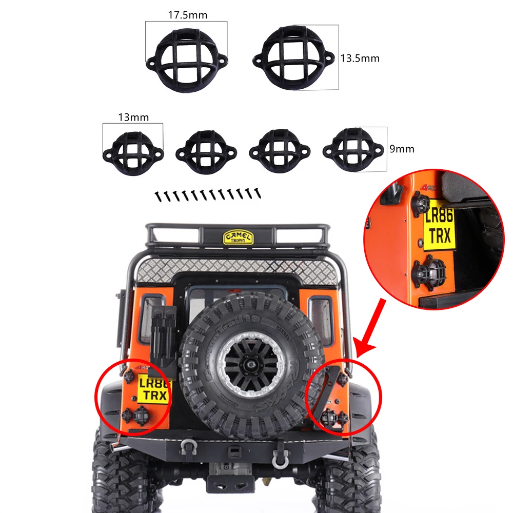 

Защитная крышка для заднего фонаря для 1/10 Traxxas TRX4 Rover Defender #82056-4 RC4WD D90 D110 радиоуправляемые гусеничные машины