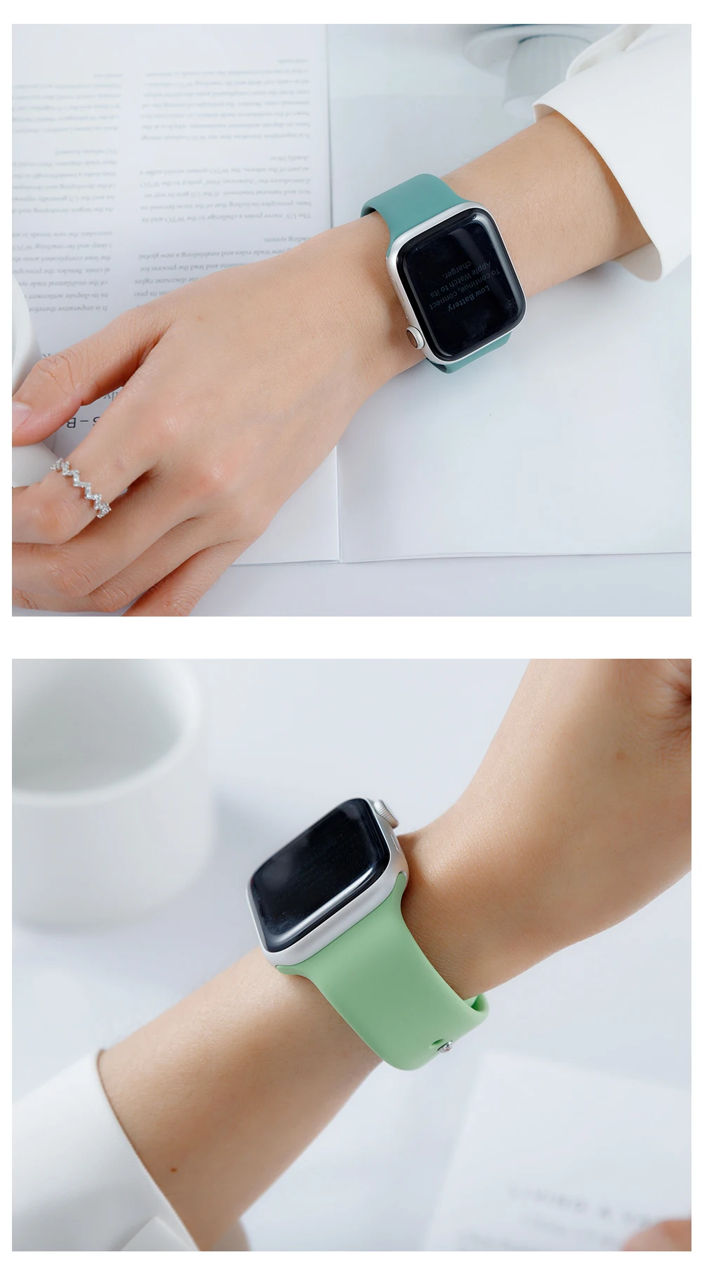 Ремешок для часов для Apple 38 мм 42 мм iWatch 5 ремешок 44 мм 40 мм Ремень спортивный силиконовый браслет часы аксессуары для Apple 5 4 3 2 1