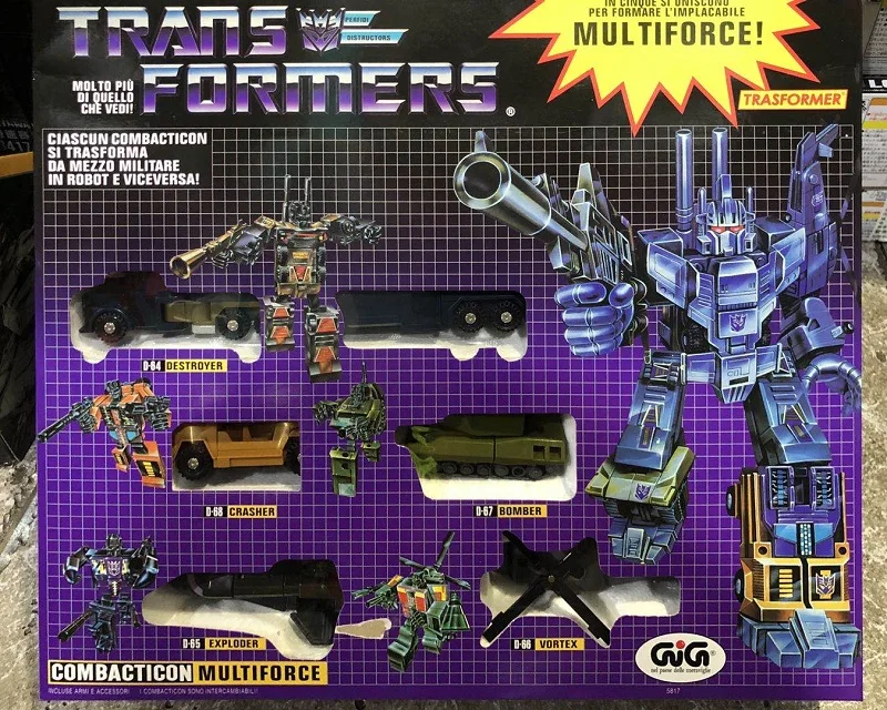 Деформационная игрушка Серии G1 девастатор дефектор компьтрон Abominus Bruticus Menasor Superion