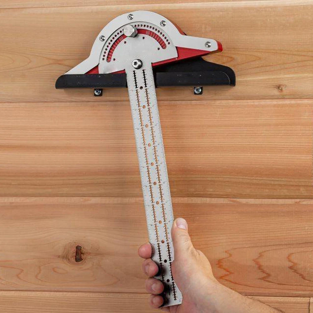 

10/15/20 Inch Angle Finder Ruler Measure Woodworkers Tool Craftsman Rule Machinist Goniometer Woodworking Ruler Measure Tool