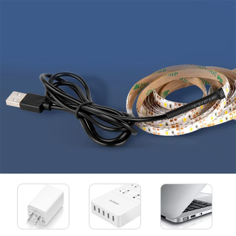 Светодиодная лента AOSONG с питанием от USB водонепроницаемый фон для телевизора