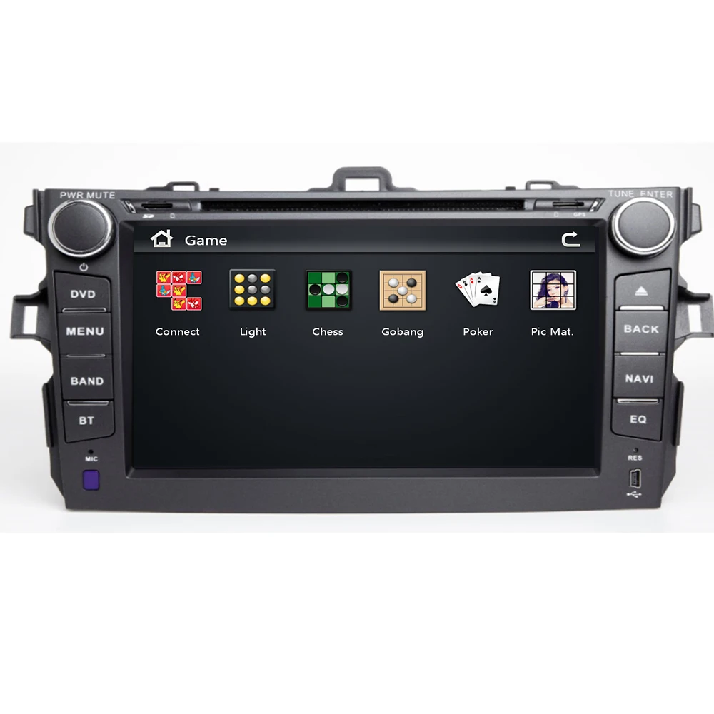 Новый 2 din лучший автомобильный dvd-плеер TDA7851 для Toyota Corolla 2007 2008 2009 2010 2011 8 дюймов GPS