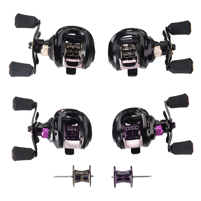 Ultralight Baitcasting Fishing Reel Magnetic Brake Casting Anti-explosion Line Wheel Metal Micro Spool Carp Fishing Reel Pesca
