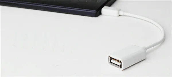 10 см микро USB OTG кабель адаптер Черный Белый для Android Sony Samsung HTC LG Tablet PC /MP3/MP4 смартфон