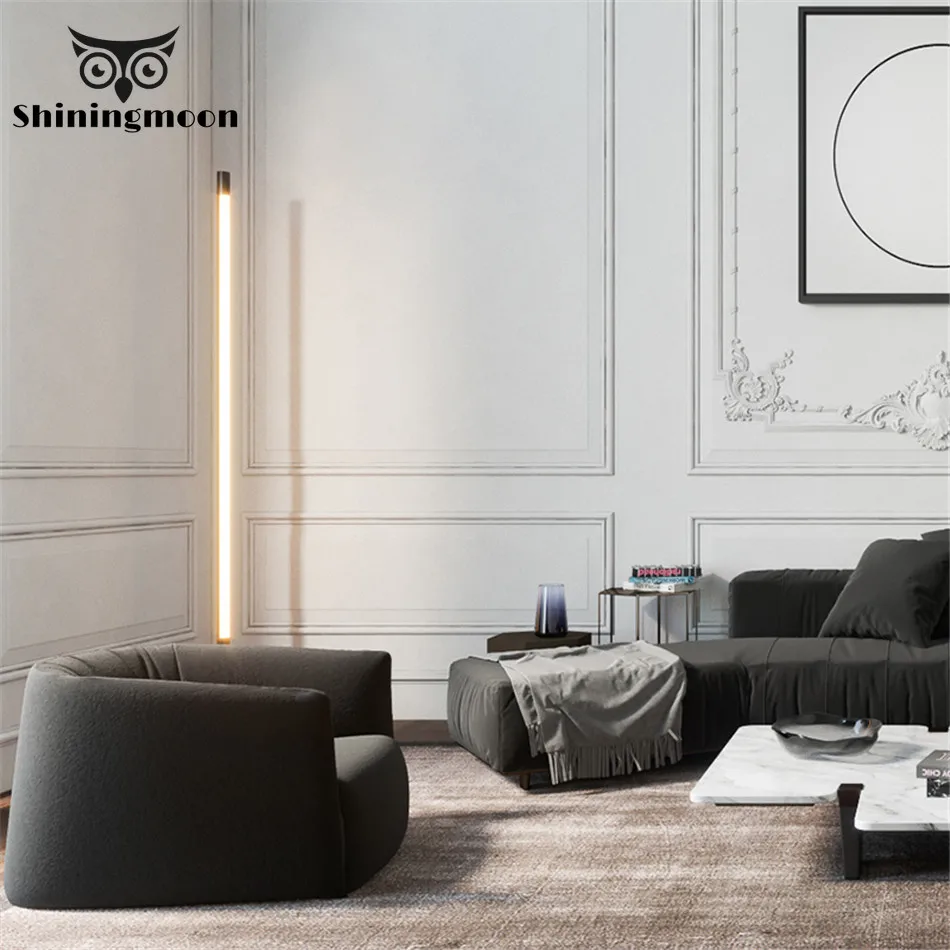 Современная Простота спальня Напольная Лампа скандинавский LED Декор чердак