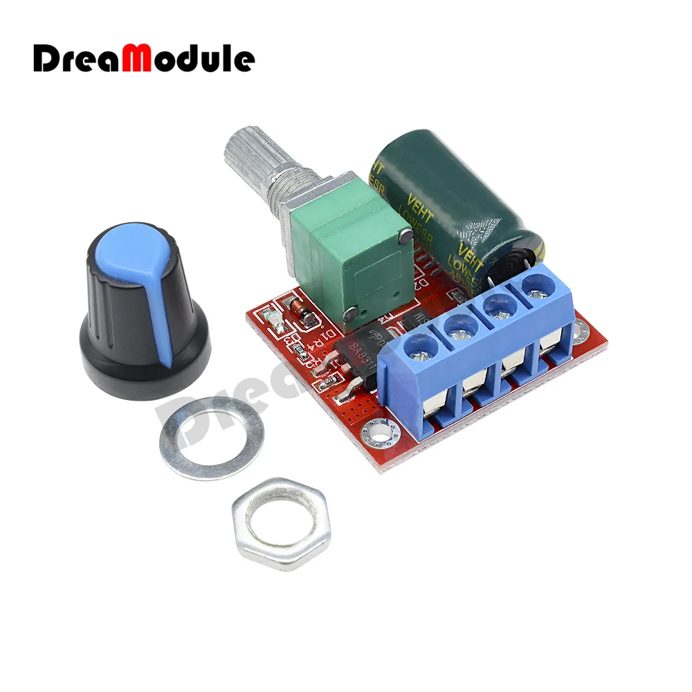 

Mini 5A 90W 12V 20khz PWM DC Motor Speed Controller Module DC-DC 4.5V-35V Adjust Adjustable Speed Regulator Control Board Switch